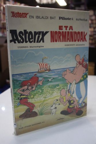 Portada del libro de Asterix eta normandoak