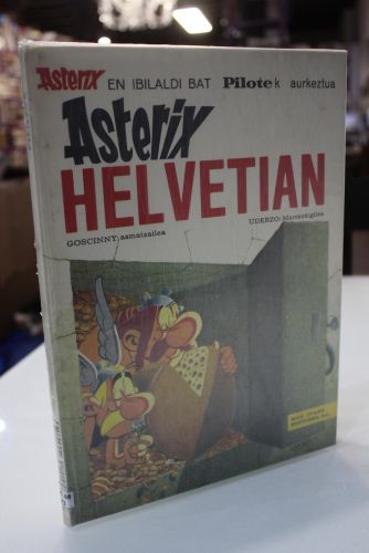 Portada del libro de Asterix Helvetian
