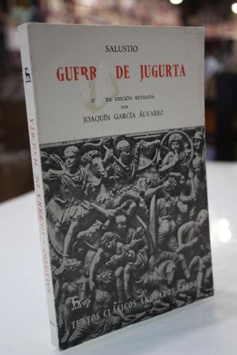 Portada del libro de Guerra de Jugurta.- Salustio.- Textos Clásicos Anotados Gredos.