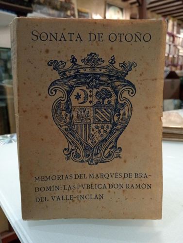 Portada del libro de Sonata de otoño. Memorias del Marqués de Bradomín