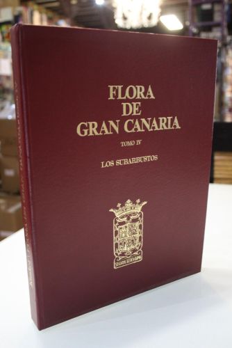 Portada del libro de Flora de Gran Canaria. Tomo IV : Los subarbustos.