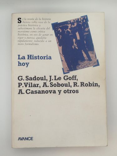 Portada del libro de La historia hoy