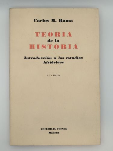 Portada del libro de Teoría de la historia. Introducción a los estudios históricos