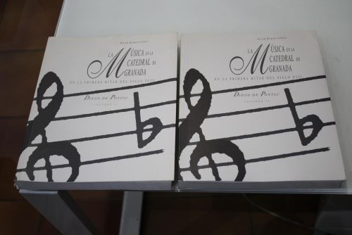 Portada del libro de La música en la catedral de Granada en la primera mitad del siglo XVII