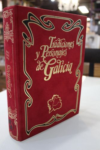 Portada del libro de Tradiciones y personajes de Galicia. Tomo VI. Arquivos III.