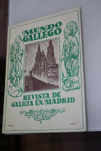 Portada del libro de Mundo Gallego. Revista de Galicia en Madrid. Año I. Núm. 1.