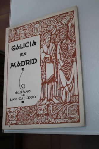 Portada del libro de Galicia en Madrid. Órgano de Lar Gallego. Febrero 1934. Año III. Número 26
