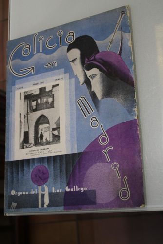 Portada del libro de Galicia en Madrid. Órgano de Lar Gallego. Abril 1933. Año II. Número 16