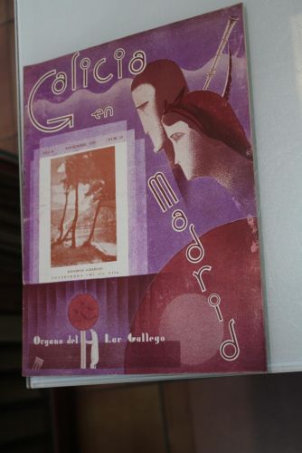 Portada del libro de Galicia en Madrid. Órgano de Lar Gallego. Noviembre 1933. Año II. Número 23