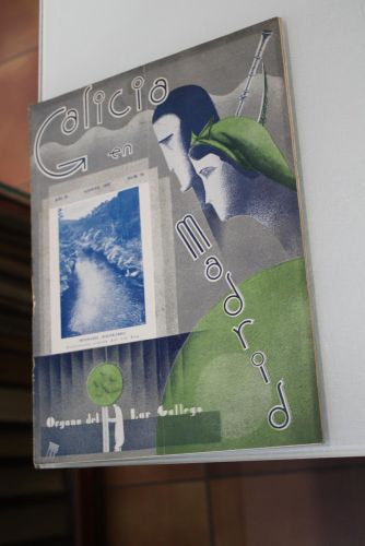 Portada del libro de Galicia en Madrid. Órgano de Lar Gallego. Agosto 1933. Año II. Número 20