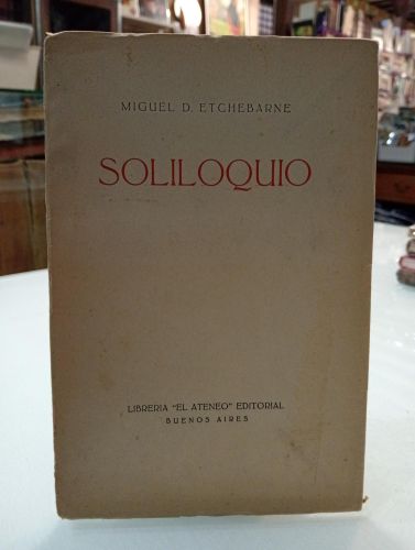 Portada del libro de Soliloquio [Firmado]