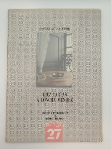 Portada del libro de Diez cartas a Concha Méndez