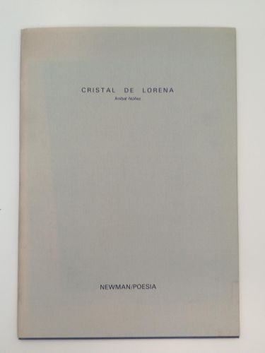 Portada del libro de Cristal de Lorena
