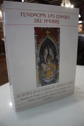 Portada del libro de La música en la Iglesia de Castilla y León. Sebastián de Vivanco (c. 1550-1622), Libro des motetes (1610).-...