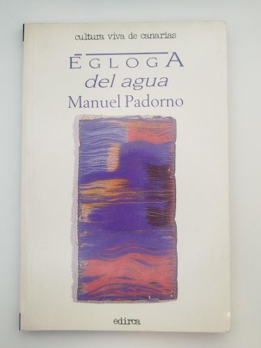 Portada del libro de Égloga del agua