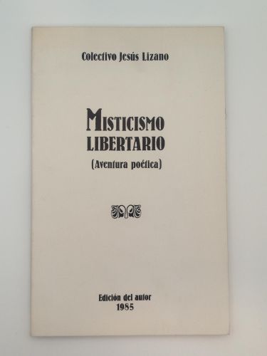 Portada del libro de Misticismo libertario (Aventura poética) [Dedicado]
