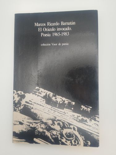 Portada del libro de El oráculo invocado. Poesía 1965-1983 [Dedicado]