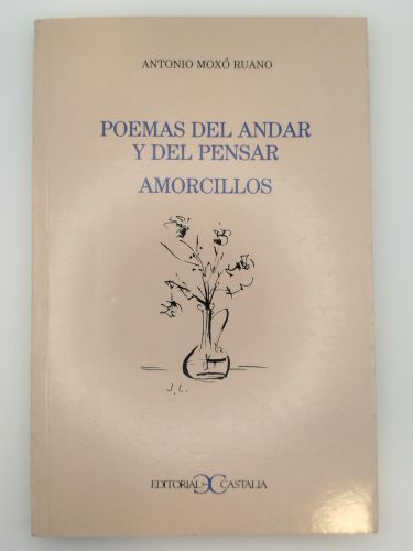 Portada del libro de Poemas del andar y del pensar. Amorcillos [Dedicado]