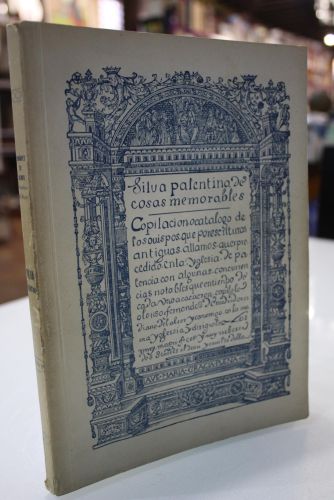 Portada del libro de Silva Palentina. Tomo tercero.