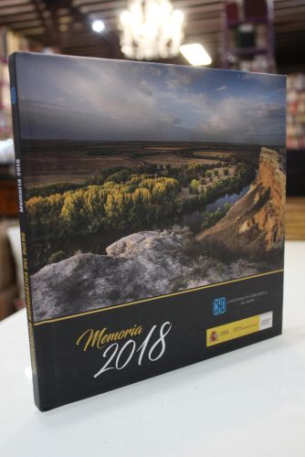Portada del libro de Memoria 2018 Confederación Hidrográfica del Duero.