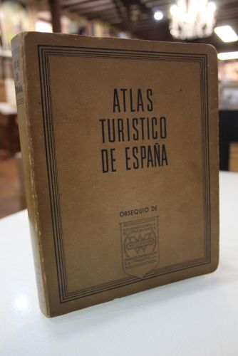Portada del libro de Atlas turístico de España. 40 hojas de mapas.