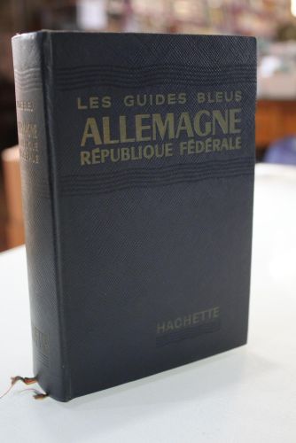 Portada del libro de Les Guides Bleus. Allemagne. République Fédérale.