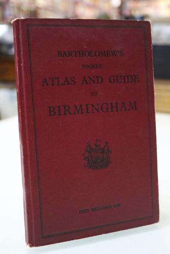 Portada del libro de Birmingham. Pocket Atlas and Guide.