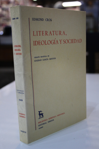 Portada del libro de Literatura, ideología y sociedad