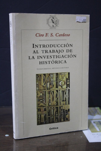 Portada del libro de Introducción al trabajo de la investigación histórica. Conocimiento, método e historia