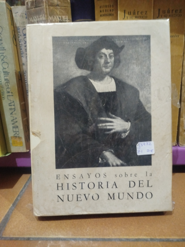 Portada del libro de Ensayos sobre la Historia del Nuevo Mundo