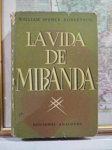 Portada del libro de La vida de Miranda