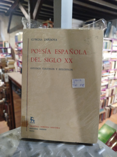 Portada del libro de Poesía española del siglo XX. Estudios temáticos y estilísticos. Tomo III