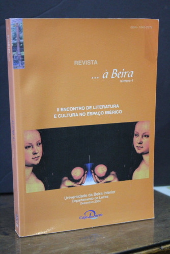 Portada del libro de Revista. à Beira. Número 4. II Encontro de literatura e cultura no espaço ibérico.