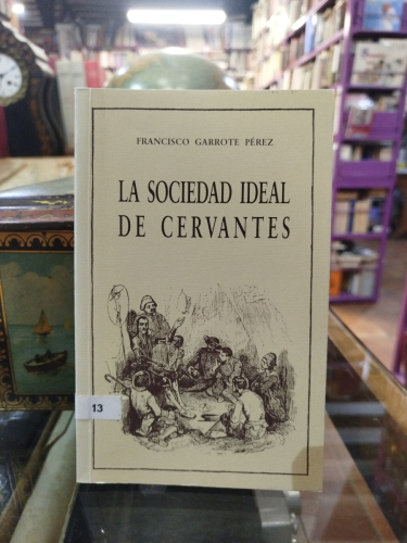 Portada del libro de La sociedad ideal de Cervantes