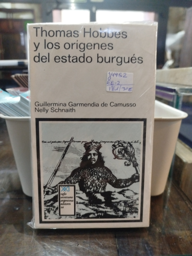 Portada del libro de Thomas Hobbes y los orígenes del estado burgués