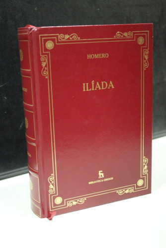 Portada del libro de Ilíada.- Homero.- Biblioteca Gredos, 1.