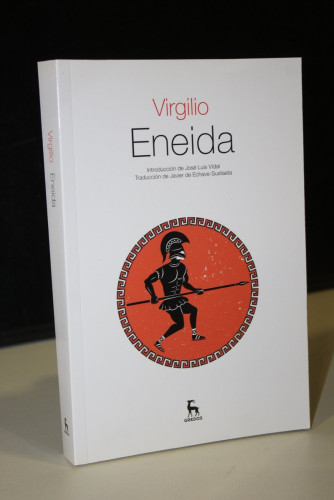 Portada del libro de Eneida.- Virgilio.- Gredos.- Traducción de Javier de Echave-Sustaeta.