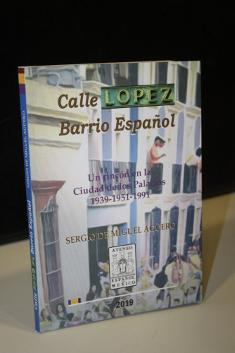 Portada del libro de Calle López. Barrio Español. Un rincón en la ciudad de los Palacios 1939-1951-1991.