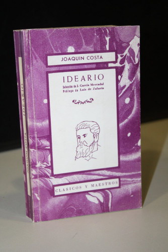 Portada del libro de Ideario de Joaquín Costa