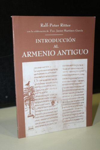 Portada del libro de Introducción al armenio antiguo.- Ralf-Peter Ritter.