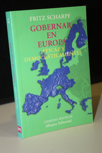 Portada del libro de Gobernar en Europa ¿Eficaz y democráticamente?