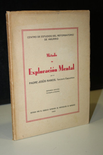 Portada del libro de Método de Exploración Mental.- Padre Jesús Ramos.- Centro de Estudios del Reformatorio de Amurrio.