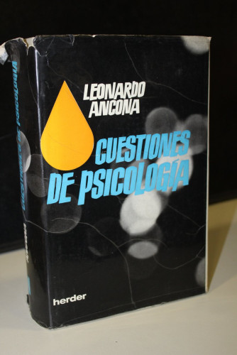 Portada del libro de Cuestiones de psicología