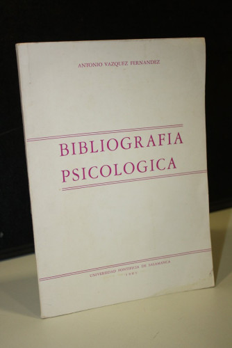 Portada del libro de Estadística descriptiva. Bibliografía psicológica