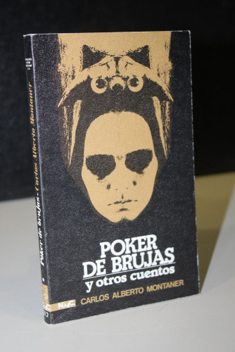 Portada del libro de Poker de brujas y otros cuentos.- Montainer, Carlos Alberto.