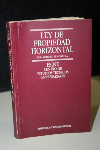 Portada del libro de Ley de propiedad horizontal