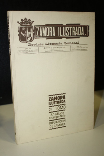 Portada del libro de Revista Literaria Semanal. Zamora Ilustrada. 2º Tomo.