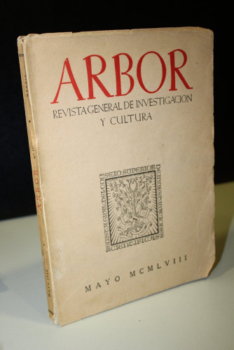 Portada del libro de Arbor. Revista General de Investigación y Cultura. Número 149, Mayo, Tomo XXXIX.