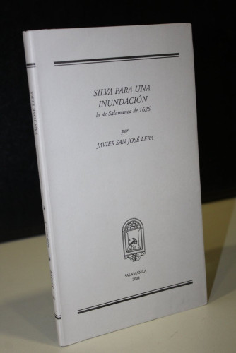 Portada del libro de Silva para una inundación, la de Salamanca de 1626