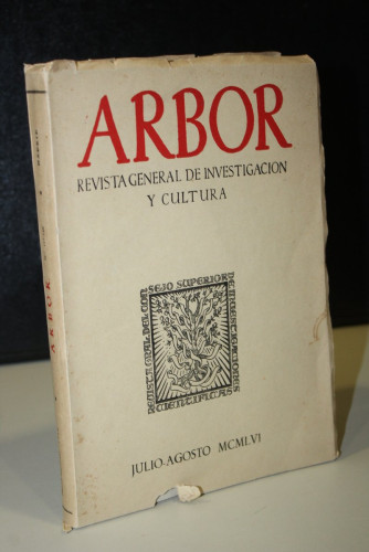 Portada del libro de Arbor. Revista General de Investigación y Cultura. Números 127 y 128, Julio-Agosto, Tomo XXXIV.